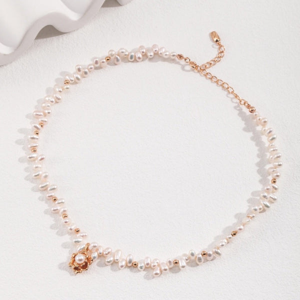 Camellia Pearl Necklace (A Must-Have Accessory!)